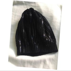 Diesel Winter Sequenced Knit Ribbed Beanie Hat